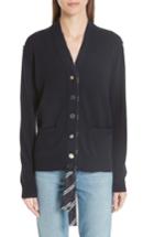 Women's Marc Jacobs Ribbon Detail Wool Cardigan - Blue