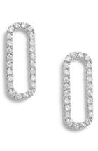 Women's Bony Levy Rounded Rectangle Diamond Stud Earrings (nordstrom Exclusive)