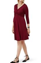 Women's Isabella Oliver 'emily' Maternity Dress - Brown