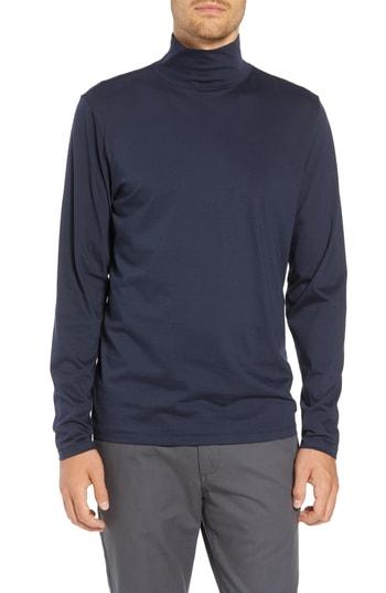 Men's Bonobos Superfine Regular Fit Turtleneck Top - Blue