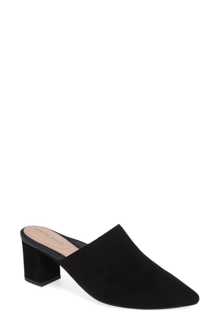 Women's Taryn Rose Madisson Pointy Toe Mule M - Black