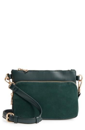 Sole Society Bahara Crossbody Bag - Green