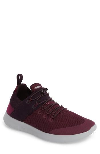Men's Nike Free Rn Cmtr 2 Running Shoe .5 M - Burgundy