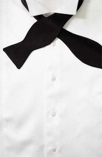 Men's David Donahue Bow Self-tied Tie, Size - Black