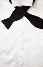 Men's David Donahue Bow Self-tied Tie, Size - Black