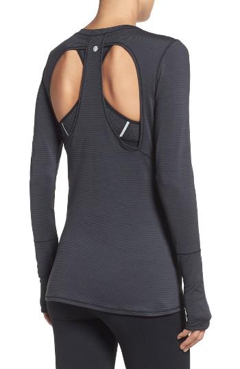 Women's Zella Heartbeat Tee, Size - Black