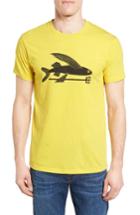 Men's Patagonia Flying Fish Graphic T-shirt - Yellow