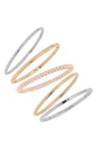 Women's Topshop Finer Band Stack Rings