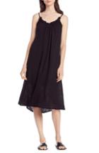 Women's Michael Stars Double Gauze Front To Back Dress - Black