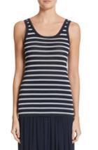 Women's Fuzzi Stripe Tank Top - Blue