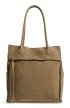 Hobo Lure Suede Shoulder Bag - Green