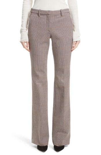 Women's Theory Demitria 2 Flare Leg Stretch Wool Pants - Beige