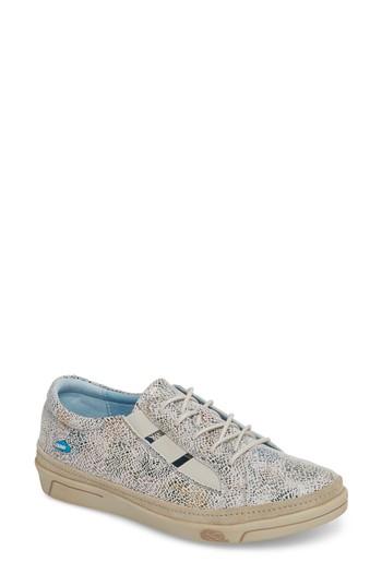 Women's Cloud 'amazonas' Leather Sneaker .5us / 38eu - Metallic