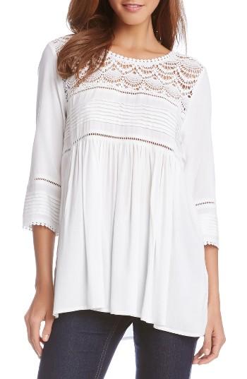 Women's Karen Kane Crochet Lace Tunic