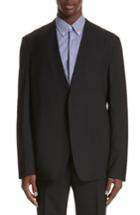Men's Mm6 Maison Margiela Collarless Sport Coat Eu - Black