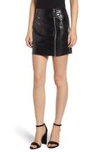Women's 4si3nna Zipper Miniskirt - Black