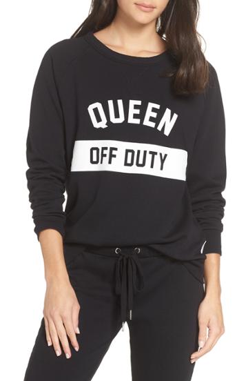 Women's The Laundry Room Queen Off Duty Sweatshirt - Black