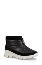 Women's Ugg Centara Water Resistant Quilted Bootie .5 M - Black