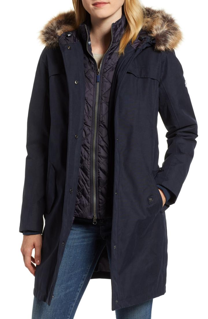 Women's Barbour Coldhurst Waterproof Breathable Jacket Us / 8 Uk - Blue