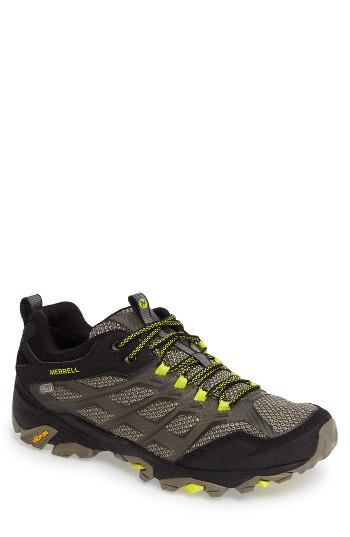 Men's Merrell Moab Fst Waterproof Hiking Shoe M - Beige