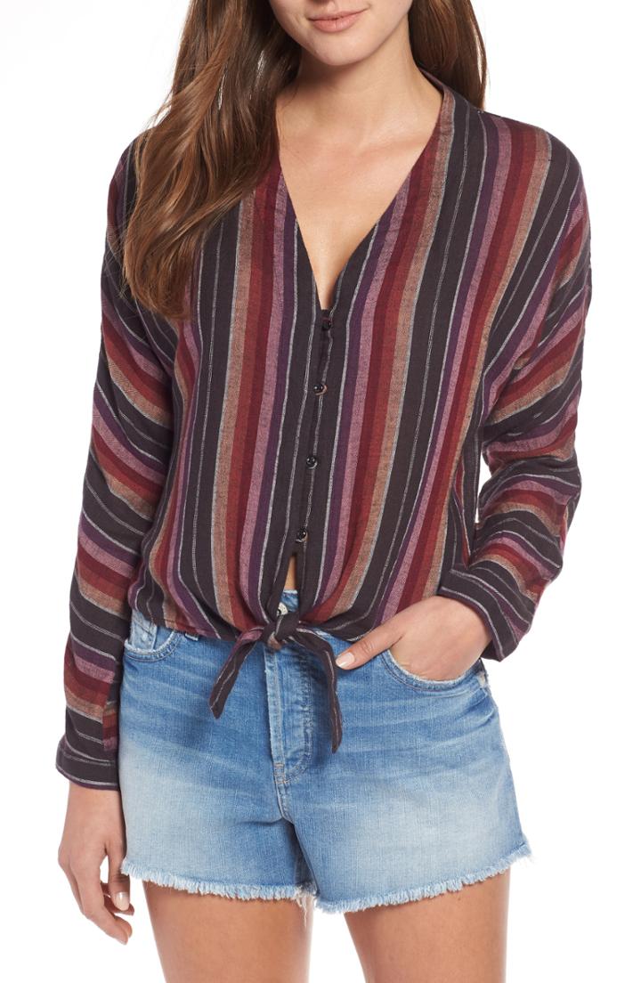 Women's Vince Camuto Ditsy Roses Puff Sleeve Top