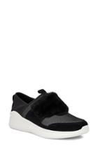 Women's Ugg Pico Sneaker With Genuine Shearling Trim - Black