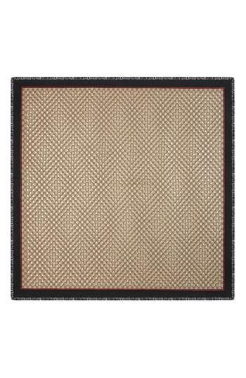 Women's Gucci Gg Bees Modal & Silk Shawl, Size - Black