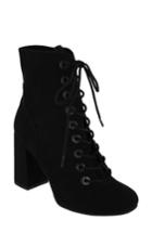 Women's Mia Janie Lace-up Bootie M - Black
