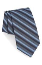 Men's Calibrate Shadow Stripe Tie, Size - Blue