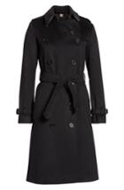 Women's Burberry Kensington Cashmere Trench Coat