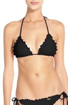 Women's Luli Fama 'wavy' Bikini Top - Green