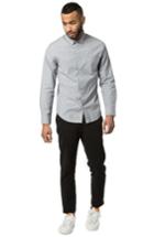 Men's Good Man Brand Trim Fit Grid Sport Shirt
