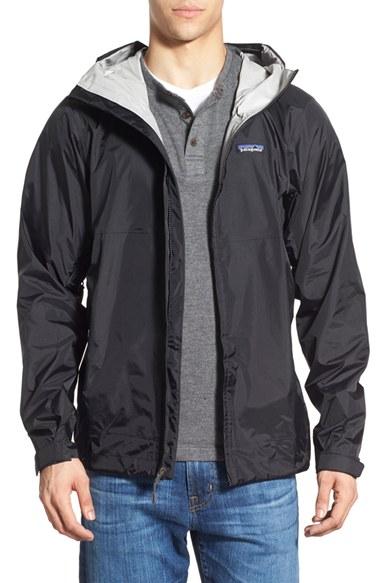 Men's Patagonia 'torrentshell' Packable Rain Jacket - Black