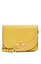 Topshop Osen Stud Circle Crossbody Bag - Yellow