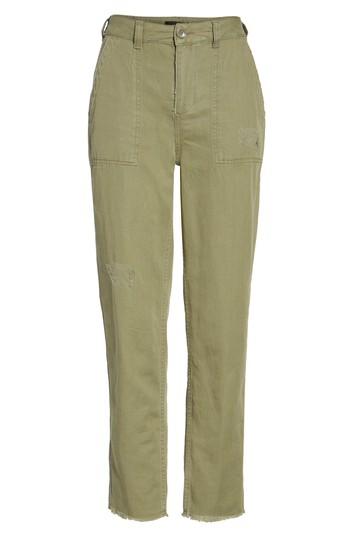 Women's Topshop Luca Ulility Trousers Us (fits Like 10-12) - Green