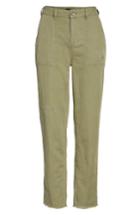 Women's Topshop Luca Ulility Trousers Us (fits Like 10-12) - Green