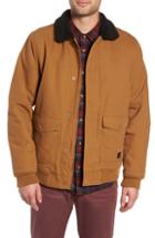 Men's Vans Belden Fleece Collar Jacket - Brown