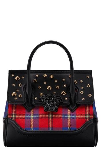 Versace Medium Clash Palazzo Empire Satchel - Black