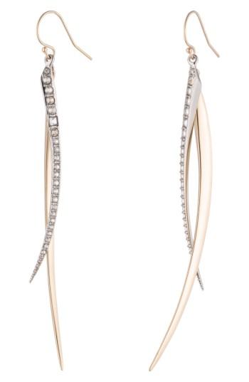Women's Alexis Bittar Two-tone Crystal Drop Earrings