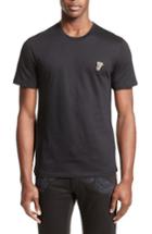 Men's Versace Collection Half Medusa Patch T-shirt