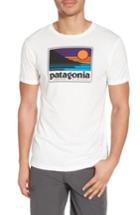 Men's Patagonia Up & Out Graphic Organic Cotton T-shirt - White