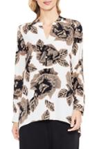 Women's Vince Camuto Long Sleeve Floral Tunic