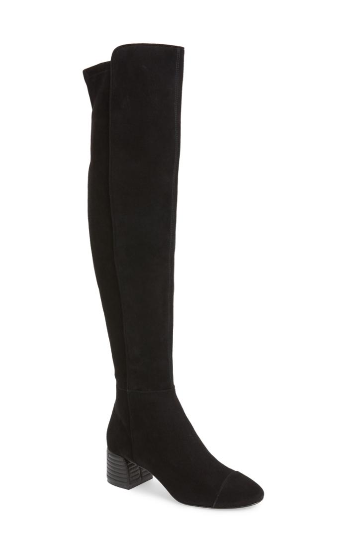 Women's Tory Burch Nina Over The Knee Boot M - Black