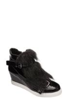 Women's Linea Paolo Fifi Wedge Sneaker M - Black