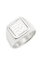 Men's John Hardy Classic Chain Hammered Signet Ring