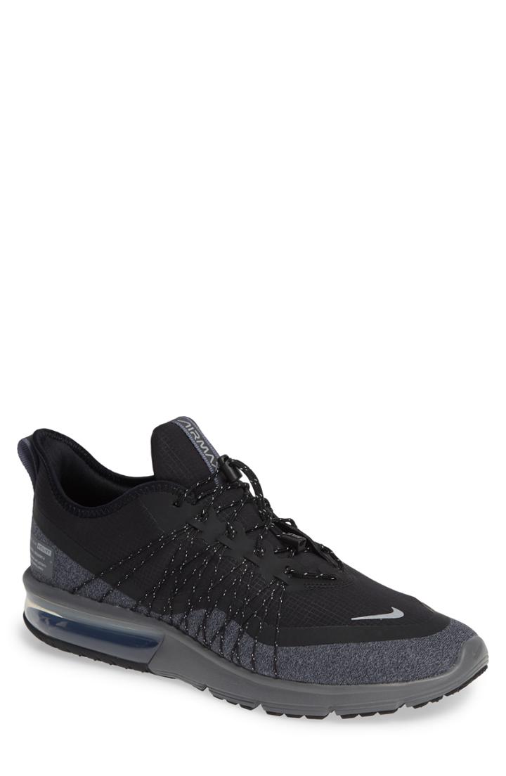 Men's Nike Air Max Sequent 4 Utility Running Shoe .5 M - Black