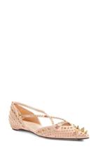 Women's Gucci Unia Studded Flat .5us / 36.5eu - Beige