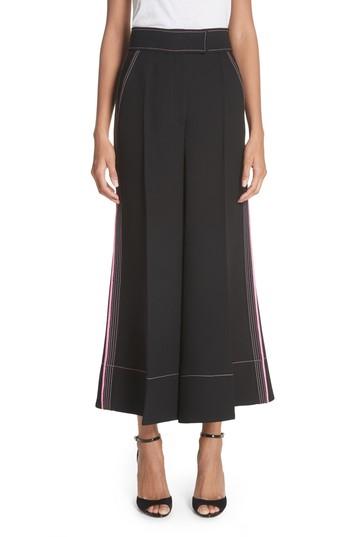 Women's Roksanda Hasani Wide Leg Pants Us / 10 Uk - Black
