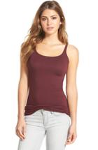 Women's Halogen Long Layering Tank, Size - White