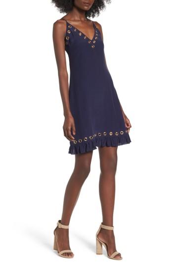 Women's Lovers + Friends Grommet Slipdress - Blue